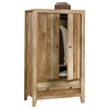 Bowery Hill 2 Doors Wood Armoire with Lower Drawer in Craftsman Oak