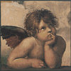 Angels by Raffael left Decorative Couch Pillow Cover