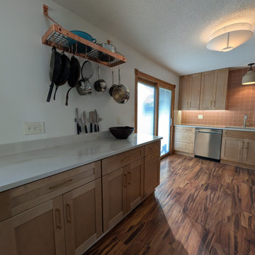Warm Sandstone Kitchen Transformation