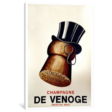 "Champagne Cork" by Vintage Apple Collection, Canvas Print, 18x12"