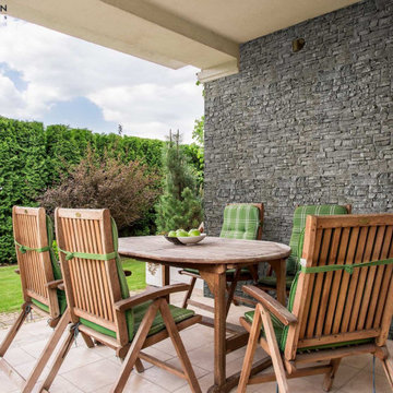 Exterior Designs featuring Faux Stone