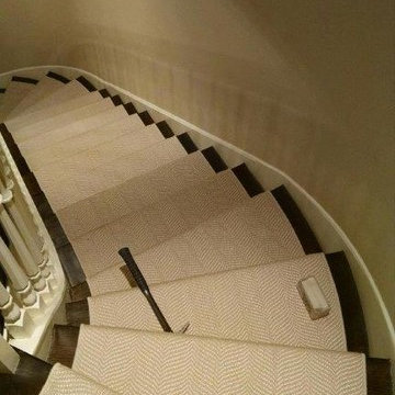 Carpet Runners on Wood Stairs