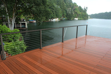 Design ideas for a modern deck in Portland.