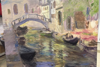 Картина "Канал Венеции" 90*70 см