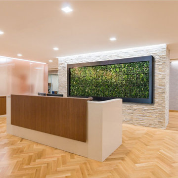 Smooth White Oak Herringbone Natural Hardwood Floors