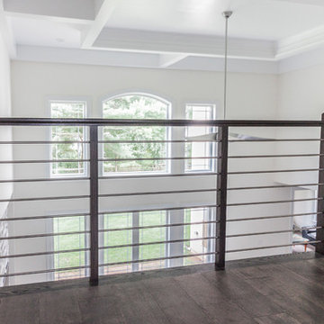 Project #50 | Geometric Staircase with Contrasting Tones