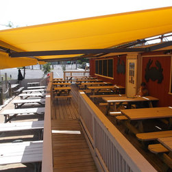 Commercial Motorized Retractable Awning- Mickey's Crabhouse - Products