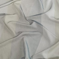 Ombre Smoke Voile Roman blind and curtain - Curtains