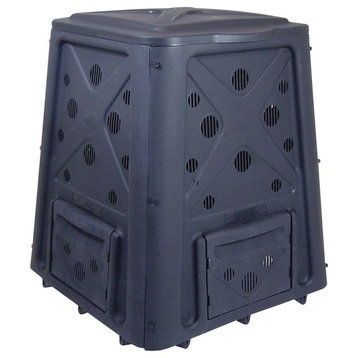 Green Culture Compost Bin Plus The Original Wingdigger Combo Set, Black