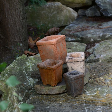 Elements - pots, planters, window boxes, chiminea