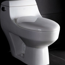 Ariel Platinum Contemporary European Toilet TB108M - Toilets