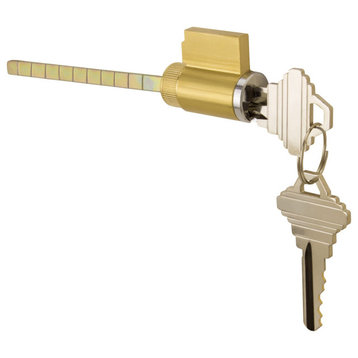 Replacement Key Cylinder with Flat Tail Piece, 77mm Tail Piece