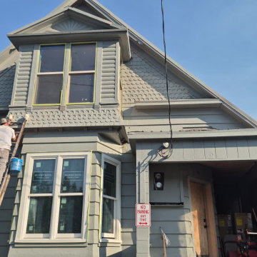 Exterior Painting and Construction Progress