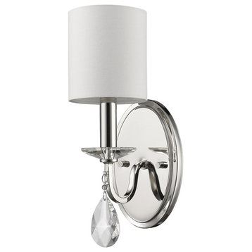 Acclaim Lighting IN41050 Lily 1 Light 5"W Wall Sconce - Polished Nickel