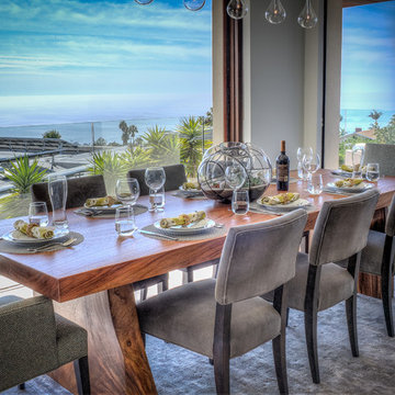 Dining Room with 180-Degree Beach View