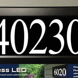 Address LED - illuminated house numbers - House Numbers