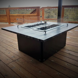 Sandolus Satin Fire Table - Fire Pits