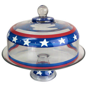 Stars and Stripes Cake Dome Patriotic Collection