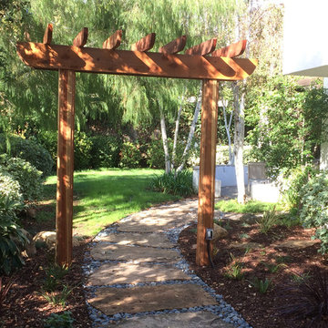 Curb Appeal Boost and Fire Pit Replace Lawns