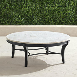 Amherst Mosaic Aluminum Round Tables - Patio Furniture And Outdoor Furniture
