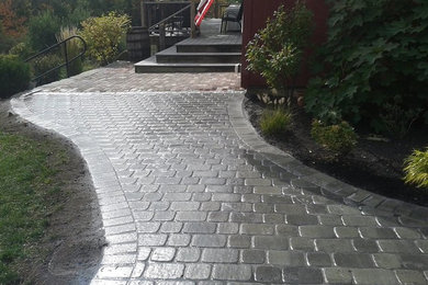 Patio - transitional patio idea in Boston