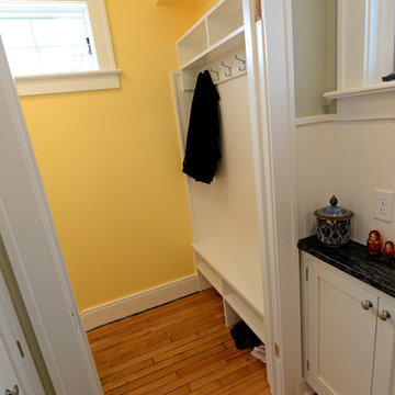 Kitchen/hall/mudroom renovation in small 1930 Colonial