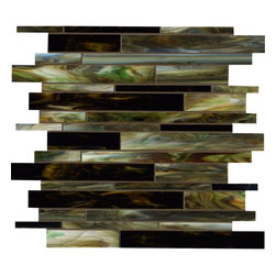 treasure mosaic collection: dark jade 12"x12" - Tile