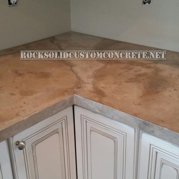 Concrete countertops (Butler Shouse)