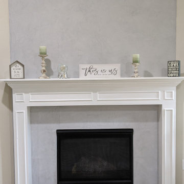 Lime Plaster Fireplace