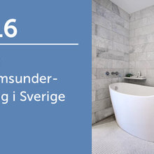 Houzz badrumsundersökning i Sverige 2016