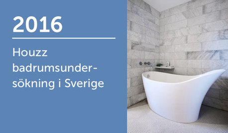 Houzz badrumsundersökning i Sverige 2016