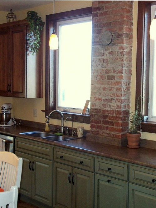 Exposed Brick Chimney Ideas, Pictures, Remodel and Decor
