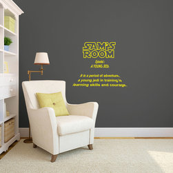 Personalized Star Wars Intro - Wall Decals