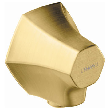 Hansgrohe 04839 Locarno Hand Shower Wall Supply Elbow - Brushed Gold Optic