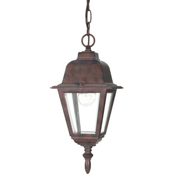 Nuvo Lighting Briton 1-Light 10" Hanging Lantern with Clear Glass