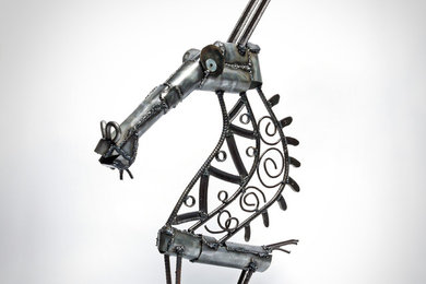 Gazelle n°1 - Sculpture Acier