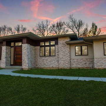 Elegant, Custom Modern Prairie Home