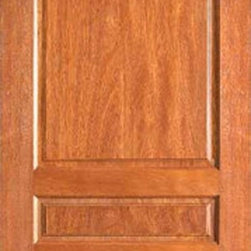 P-630 Interior Mahogany 3 Panel Single Door - Interior Doors