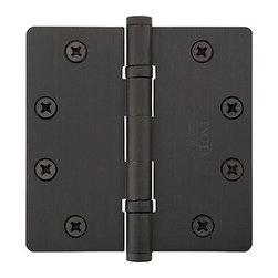 Emtek 4 1/2" x 4 1/2" with 1/4" Radius Corners Heavy Duty Ball Bearing - Products