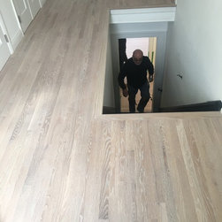 White Rubio Monocoat on White Oak - Hardwood Flooring
