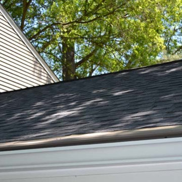 6" gutter and Tru-Guard Gutter Guard Install