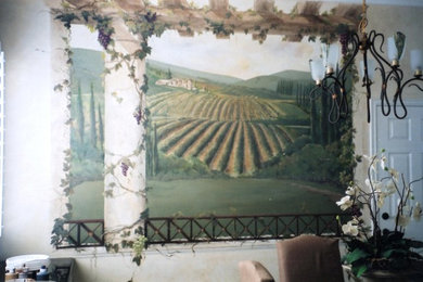 Mural = Italian vineyard