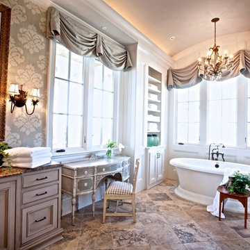 Barrel Ceiling Bathroom