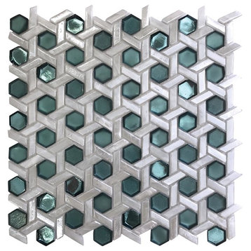 Weave Emerald Tile