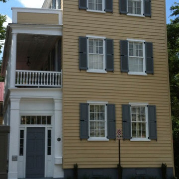 Historically Correct. Paneled on 1st Floor & Louvered above