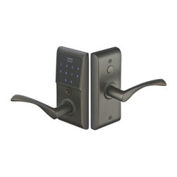Emtek E4220 Electronic Keypad Leverset with Storeroom/Gate Function - Products