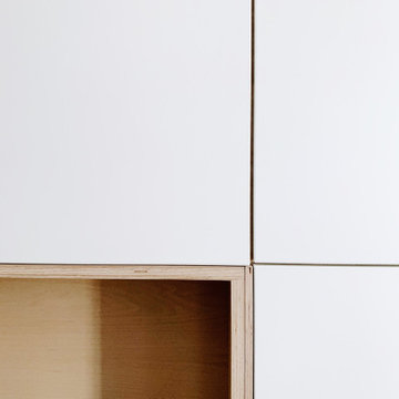 Meuble sur-mesure pour une salle de jeux familiale