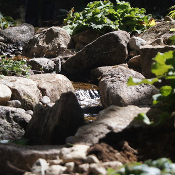 The Middle Fall through the Boulders