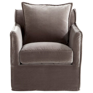 Sovente Chair, Silver/Gray/Smoke