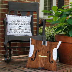 Music and Dance Throw Pillows - Products